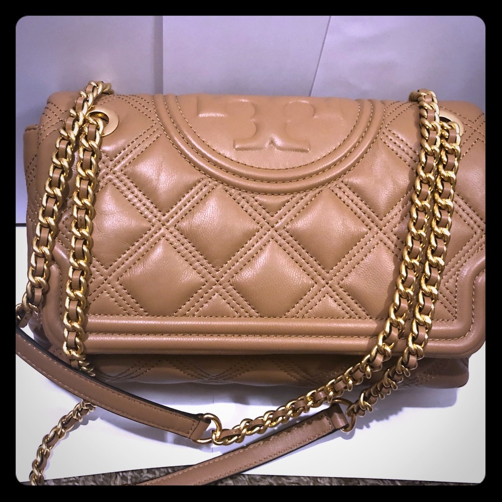 TORY BURCH FLEMING SOFT CONVERTIBLE SHOULDER BAG.